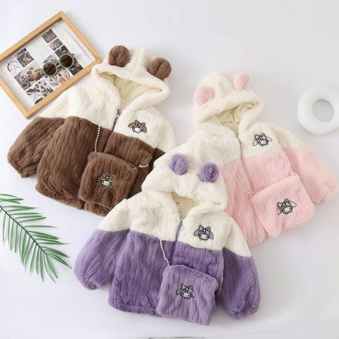 “Cuddly Bear Hoodies for Little Ones