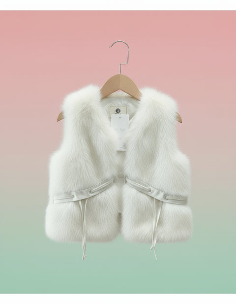 “Soft Faux Fur Winter Jackets for Girls