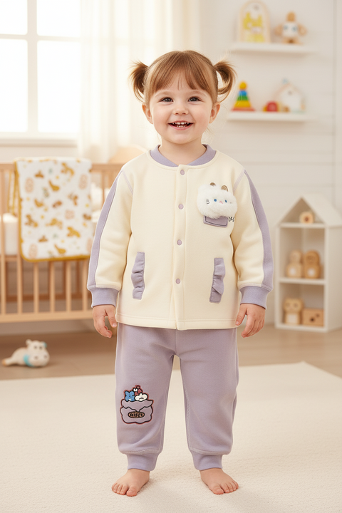 Important baby girl 2pc suit