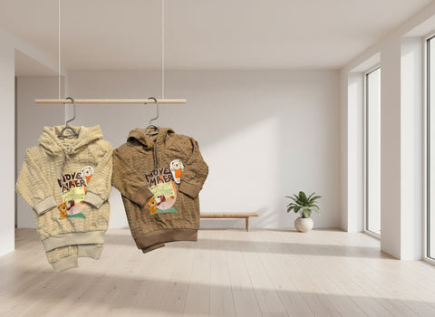 High chase boy suit  hood