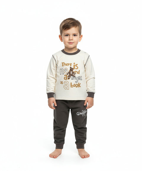 Important winter suit boy