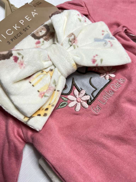 Girl 3piece romper set