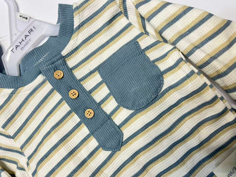 Baby ’ Soft Cotton & Velvet Set