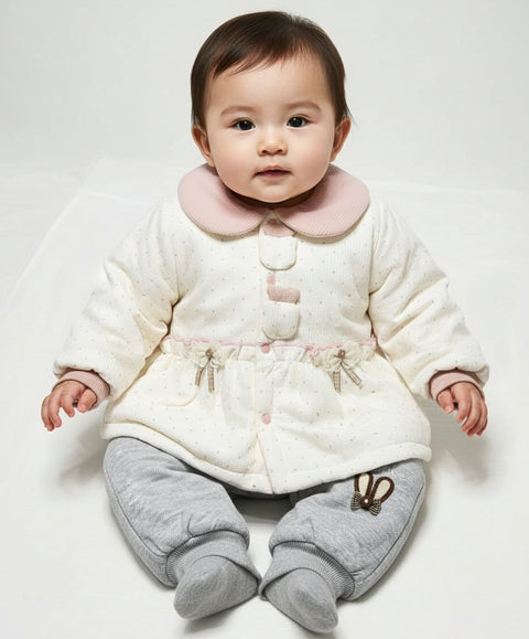 Baby Polka Dot Jacket and Pants Outfit