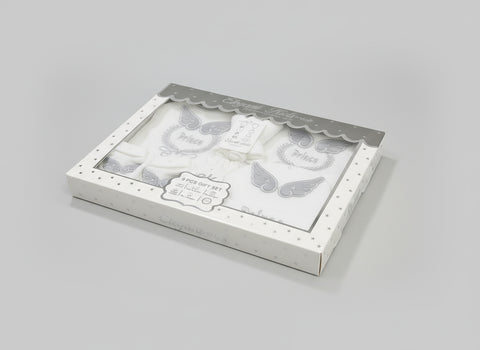 “Elegant Kids 9-Piece Baby Gift Set – ‘Prince’(Gold & Silver)”
