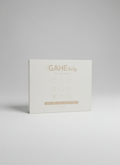 Newborn Gift Set – 12-Piece Soft Cotton Outfit with Teddy Bear Design 🧸