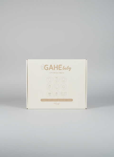 Newborn Gift Set – 12-Piece Soft Cotton Outfit with Teddy Bear Design 🧸