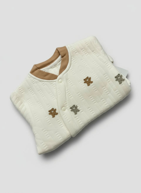 Snuggly Teddy Baby Romper – Soft & Cozy Wear 🧸