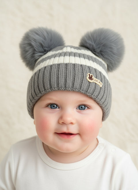 Casual Gray Cap for Boy & Girl
