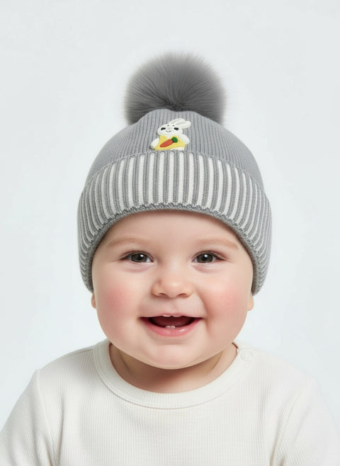 🧢 Sunny Bunny Knitted Cap