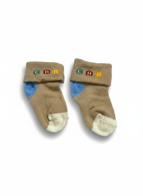 Cute “CAR” Design Baby Socks