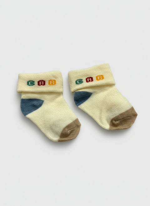 Cute “CAR” Design Baby Socks