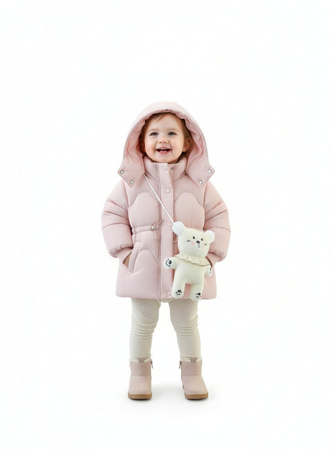Teddy Bear Cozy Puffer Jacket