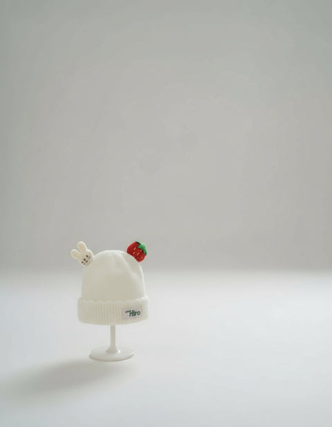 Cute Strawberry & Bunny Baby Knitted Caps