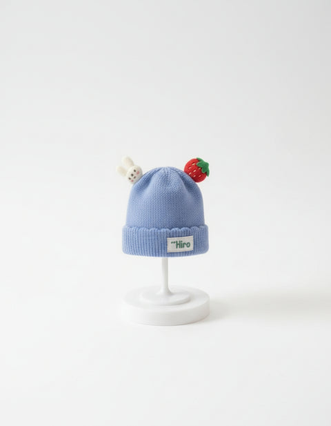 Cute Strawberry & Bunny Baby Knitted Caps
