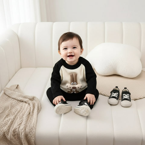 Cozy Bunny Knit Winter Set