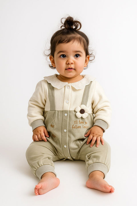 Floral Cozy Fall Romper