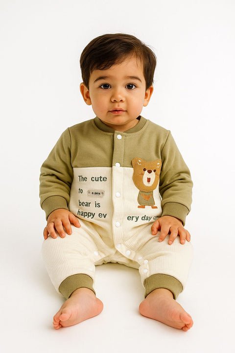 Happy Bear Cozy Romper