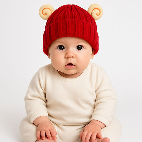 Cute Bear Ear Winter Cap