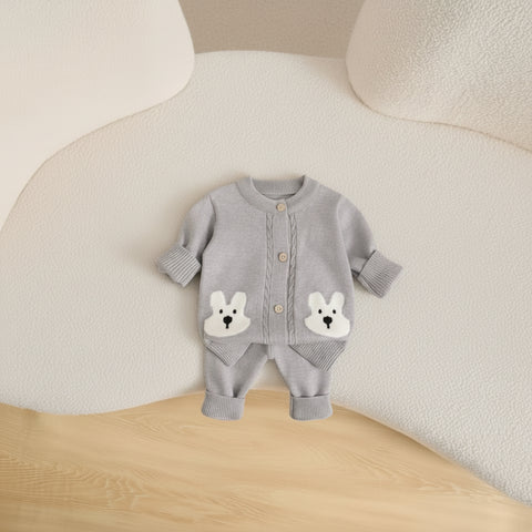 Bear Design Sweater &; Pants