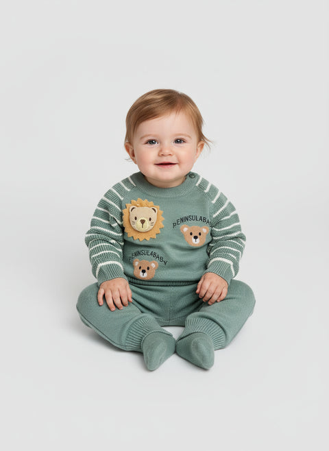 Lion & Bear Knit Baby