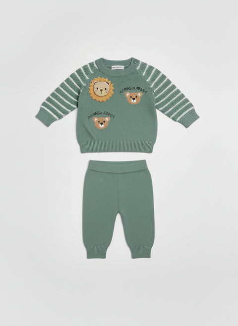 Lion & Bear Knit Baby
