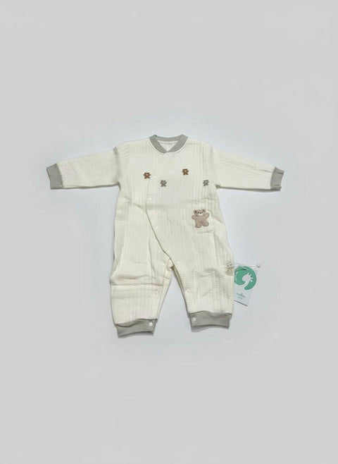 Snuggly Teddy Baby Romper – Soft & Cozy Wear 🧸