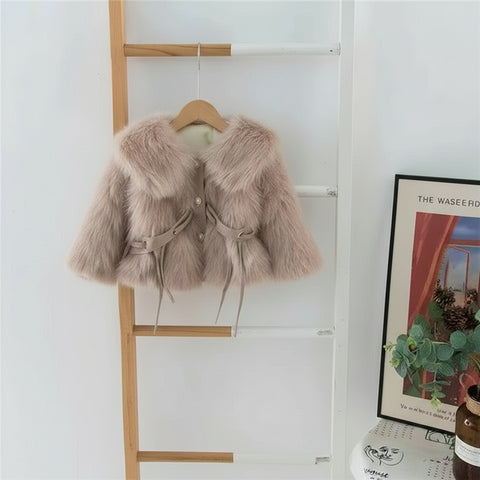 "Stylish Faux Fur Jackets for Girls