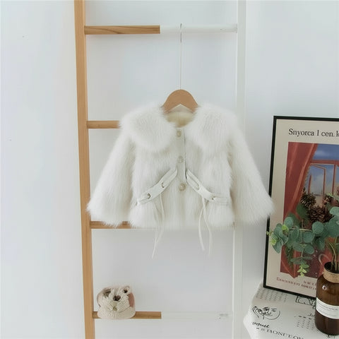 "Stylish Faux Fur Jackets for Girls