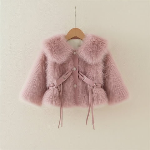 "Stylish Faux Fur Jackets for Girls